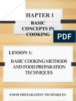 Grade 7 Basic Concepts in Cooking