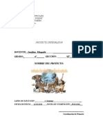 Formato de Proyecto La Evolución Humana