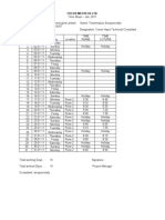 Timesheet Format