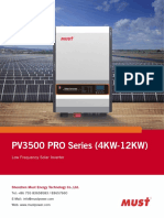 PV3500 PRO Series (4KW-12KW) : Low Frequency Solar Inverter