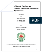 A Study On Mutual Funds With Reference To Bulls and Bears Investment Company, Hyderabad