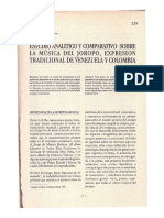 Calderón 1999 - Estudio Analítico Del Joropo