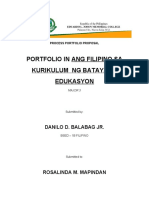 Danilo Balabag BSED-1B Portfolio in Major 3