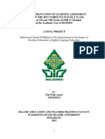 The Implementation of Learning Assessment Based On The 2013 Curriculum in Elt Class