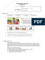 Soal Penilaian Harian Kelas 6 Tema 1