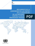 Reglamento de la Conferencia de las partes en la Convención de la ONU contra el COT