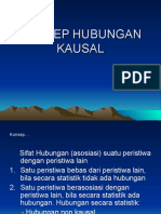 KONSEP HUBUNGAN KAUSAL