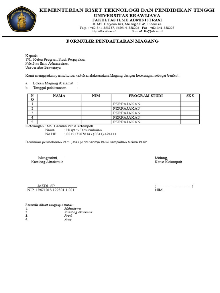Pendaftaran Magang Kemendagri Ditutup 1 Februari 2026, Cek Persyaratannya