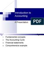 Introduction To Accounting: A Presentation