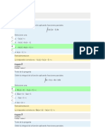 Examen - Integración Por Descomposición en Fracciones Parciales