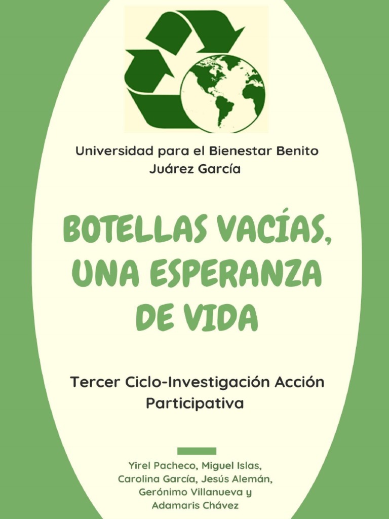 Proyecto de Reciclaje de Plástico Escolar | PDF | El plastico | Residuos