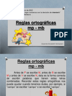 REGLAS ORTOGRAFICAS MP, MB 5to