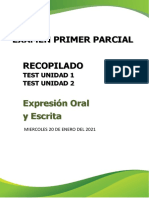 Recopilación - Test Unidad 1 y 2