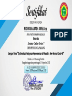 Sertifikat Seminar Online