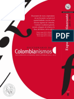 Guía de Estudio- Diccionario de Colombianismos