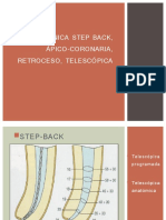 Técnica Step Back, Ápico-coronaria, Retroceso,