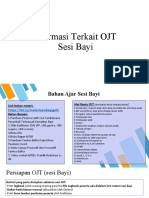 Informasi Terkait OJT Sesi Bayi