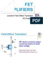 FET Amplifiers: Junction Field Effect Transistor AC Analysis