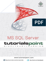 Ms SQL Server Tutorial