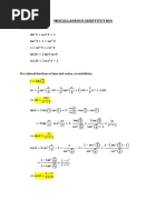 Miscellaneous Substitution