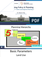 Housing Policy & Planning: Lecture 17: Urban and Regional Planning-2