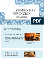 Desistimiento y Perencion