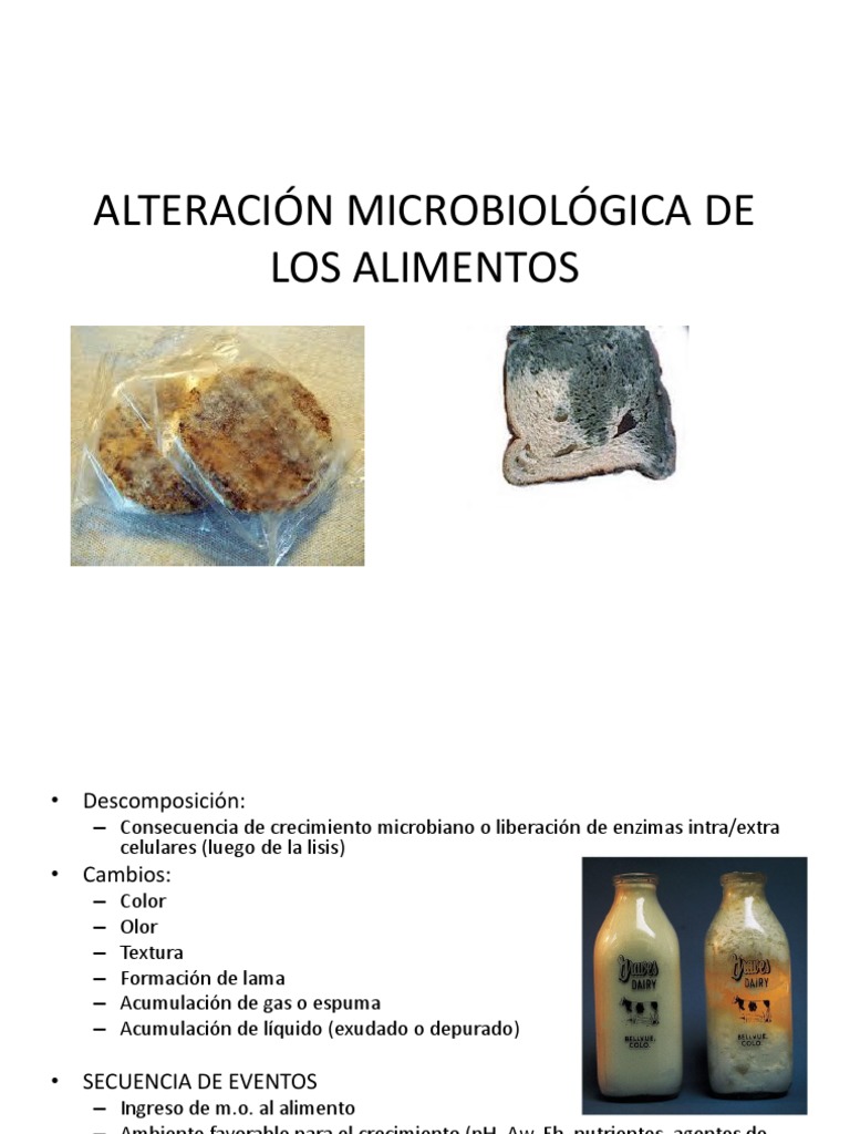 Crecimiento Microbiano en Alimentos | PDF | Nutrientes | Las bacterias