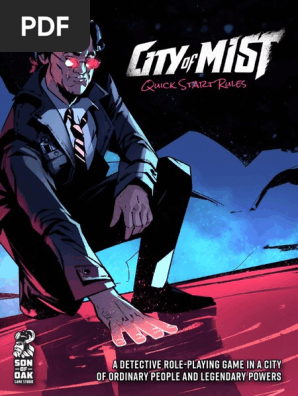 City of Mist RPG - Quick Start Rules