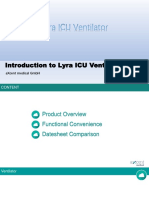 Introduction To Lyra Icu Ventilator: Axcent Medical GMBH