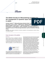 The British Society For Rheumatology Guideline For SLE