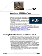 Managing The MAC Address Table: Disabling MAC Address Learning On An Interface or VLAN