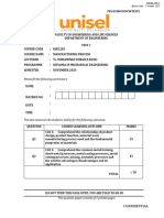 Test 1 Manufacturing Process KJD2283 32034