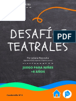 Desafíos teatrales para hacer en casa