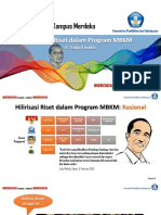 5 - Sosialisasi Dosen Penggerak MBKM - Hilirisasi Riset - Dadan