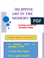 Philippine Art in The Modern Time