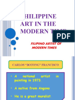 Philippine Art in the Modern Time