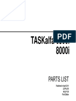 Taskalfa 6500I 8000I: Parts List