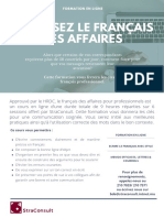 Brochure - La Correspondance Des Affaires en Français