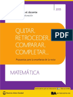 57.Quitar,retroceder,comparar, DOCENTE- Propuestas para la enseñanza de la resta- Aceleracion 2015