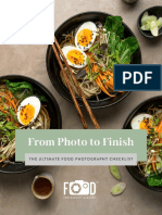 From Photo To Finish: The Ultimate Food Photography Checklist