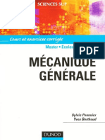 Cours Mecanique Generale Et Exercices Co