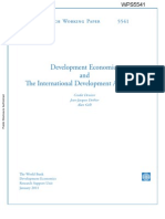 Development Economics & the IDA