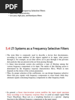 LTI Systems As A Frequency Selective Filters