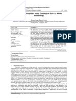 Low Noise Amplifier Using Darlington Pair at 90nm