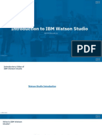 Introduction To IBM Watson Studio: Pertemuan Iv