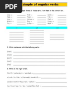 Download Past simple of regular verbs by Rafa SN49304839 doc pdf