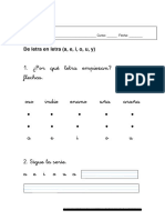 Lengua 1º Primaria (A, E, I, O, U)