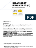 3.6a Menerapkan Sediaan Obat Bentuk Pulvis - Pulveres