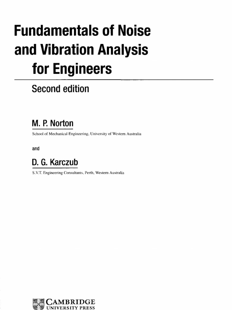 Fundamentals of Noise and Vibration Analysis | PDF | Sound | Waves