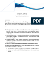 Surgical Suture: Types, Indications and Features